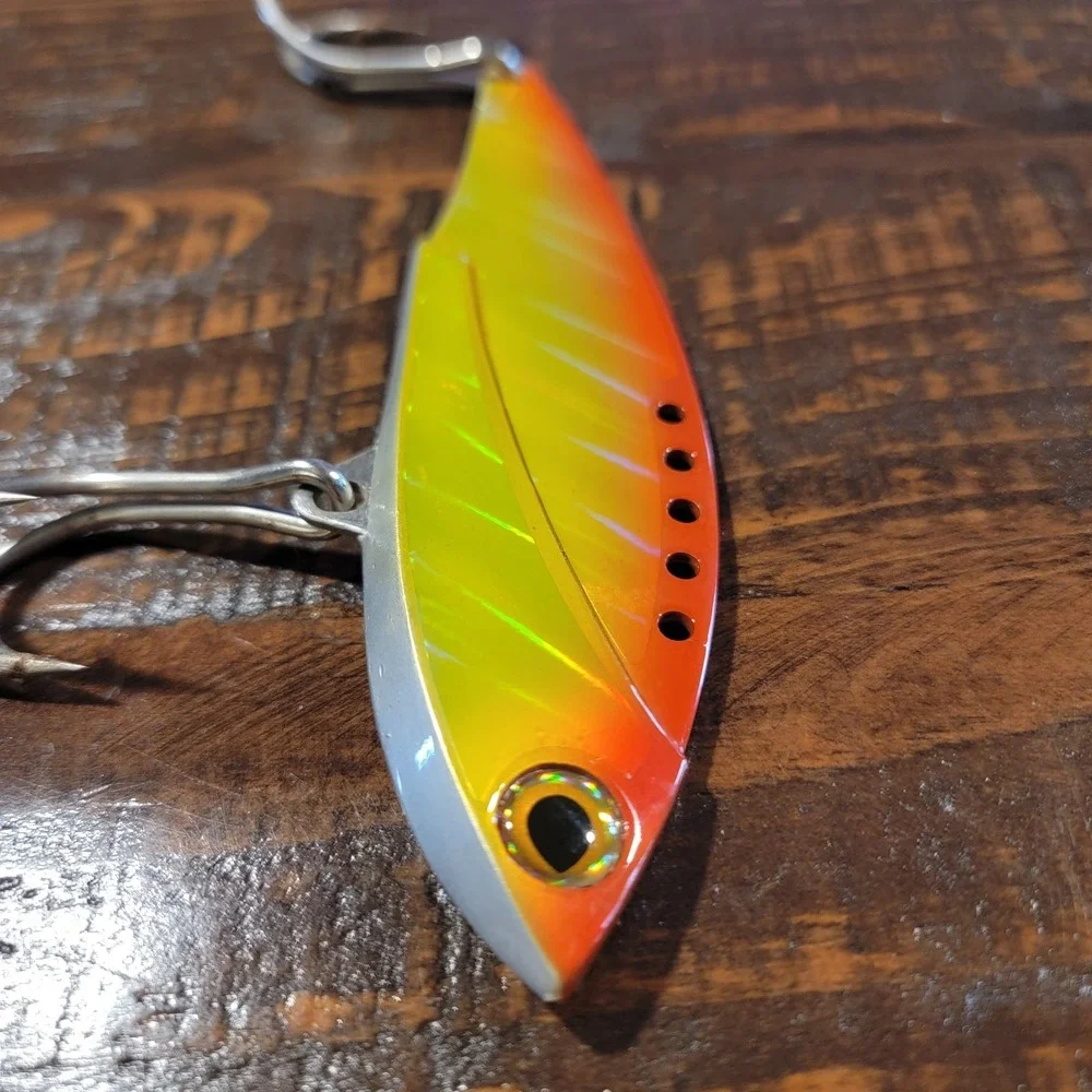 PlayAction‎ Braid Runner Trolling Lure Adjustable Dive Depths Orange/Yellow 7